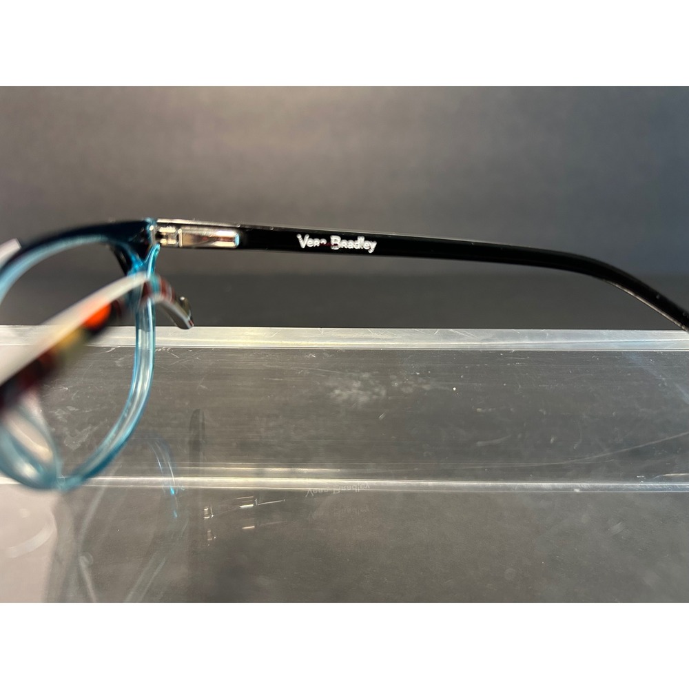 Vera Bradley Cammie Eyeglass Frames Desert Floral DSF Teal Brown 46-16-130 Kids - Picture 5 of 6